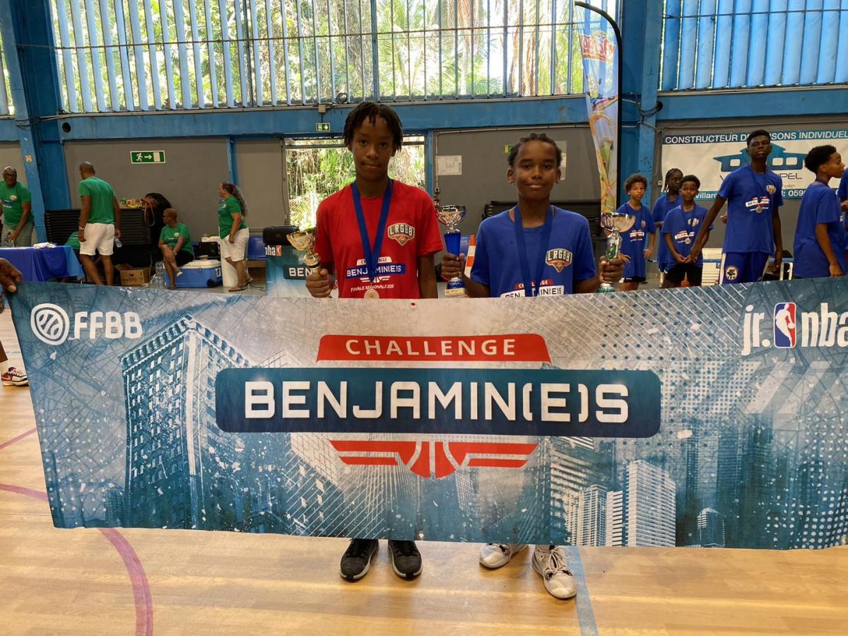 Les deux vainqueurs : Louhane Biabiany & Ilan Maxo (photo LRGBB)